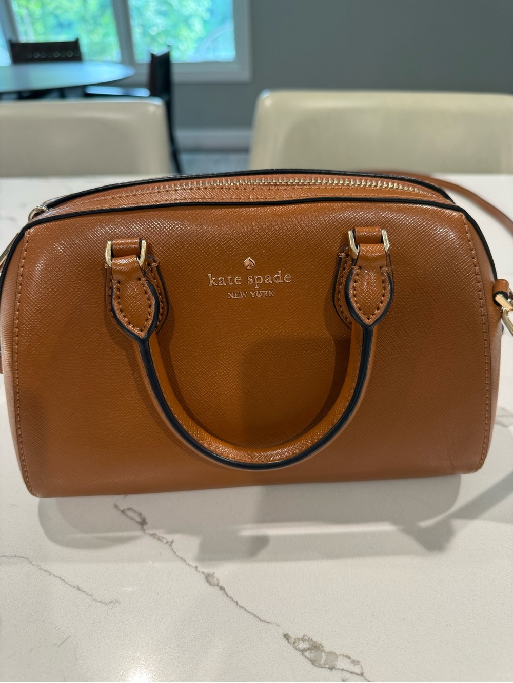 kate spade Small Dome Satchel with Matching Wallet in Saffiano Leather - Picture 2 of 15